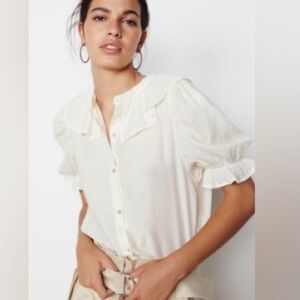 Ba&sh white top size M